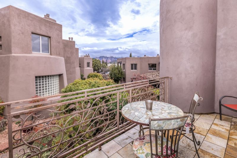 Country Garden villa private balcony with views